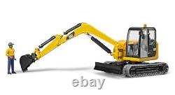 02467 Cat Mini Excavator with a Worker