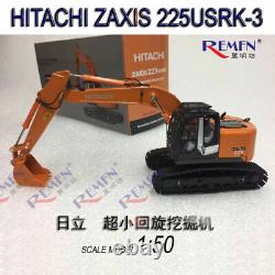 150 HITACHI ZAXIS ZX225USRK-3 Diecast Hydraulic Excavator Engineering Vehicle