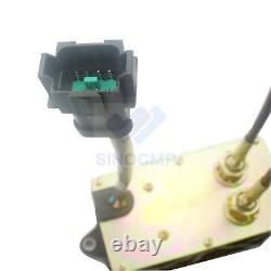 7 Pin 312C 320C CL Throttle Motor 227-7672 309-5954 For CAT Excavator with 2 Cable