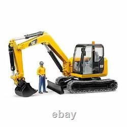Bruder CAT mini excavator (with figure) BR02466