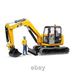 Bruder CAT mini excavator (with figure) BR02466
