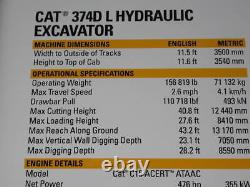 CAT Caterpillar Construction Machinery Miniature Large Excavator HYDRAU