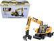 Cat Caterpillar M318f Wheeled Excavator With Operator High Line Series 1/50 By