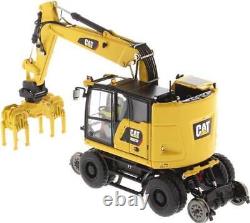 CAT Caterpillar M323F Railroad Wheeled Excavator Safety Yellow Version High