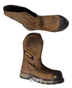 CAT Excavator Superlite Waterproof Soft Toe Pull On Work Boot P51069 Pyramid New