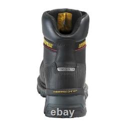 CAT Footwear Men's Excavator Waterproof 6'' Work Boots -Black Size 9.5(M)