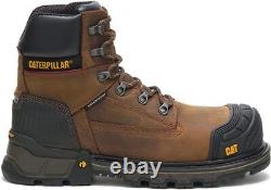 CAT Men's Excavator XL 6 Waterproof Composite Toe Work Boot, Brown US 9