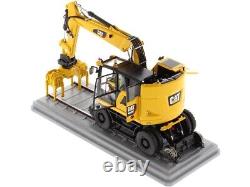 Cat Caterpillar M323f Railroad Excavator Safety Ver. 1/50 Diecast Masters 85661