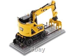 Cat Caterpillar M323f Railroad Excavator Safety Ver. 1/50 Diecast Masters 85661