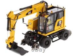 Cat Caterpillar M323f Railroad Excavator Safety Ver. 1/50 Diecast Masters 85661