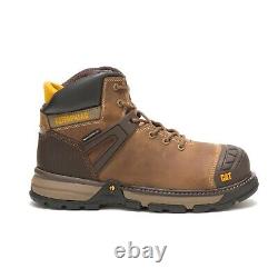 Caterpillar Excavator Superlit Waterproof Work Boot Woman Dark Brown