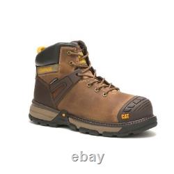 Caterpillar Excavator Superlit Waterproof Work Boot Woman Dark Brown