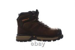 Caterpillar Mens Excavator Dark Brown Work & Safety Boots Size 8.5 (2849700)