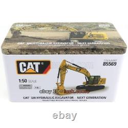 DM CAT 1/50 320 Hydraulic Excavator Collect Toy Vehicle DieCast Model 85569
