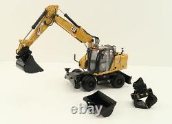 Diecast Masters 85956 Caterpillar CAT M318 Wheeled Excavator & Attachments 150
