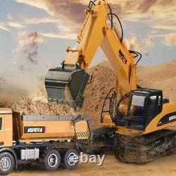 Excavator Diecast 2.4G Engineering Vehicle Toy Remote 114 Sound/Light Truck Toy