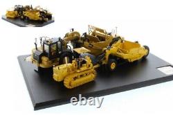 Model Excavator diecast Master Cat 621K & No. 70 Scapers WD7 vehicles 150