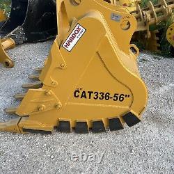 New Cat 336 56 Inch Excavator Bucket 90 100 Mm Pin
