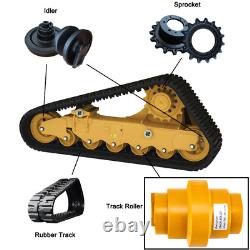 Track Roller Bottom Undercarriage For Caterpillar Cat 302.4D Excavator Yellow