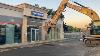 We Demolished A Convenience Store With A Caterpillar Excavator