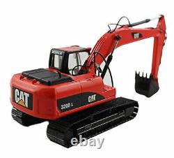 150 Excavator Engineering Cat 323d Chargeur De Roue Diecast Modèle De Voiture Véhicule Rouge