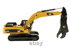 1/50 Caterpillar Cat 330d L Excavateur Hydraulique Avec Shear Diecast Masters 85277