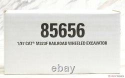 1/87 Cat M323f Excavatrice Hydraulique Rail-route