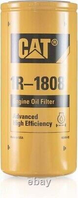 6 pièces Caterpillar 1R-1808 Filtre à huile moteur 3406 C15 Authentique Haute Efficacité Avancée