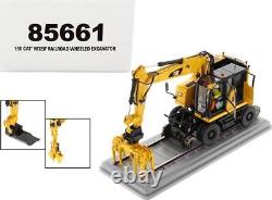 CAT Caterpillar M323F Excavatrice sur roues pour voies ferrées avec opérateur et 3 outils de travail