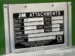 Chargeur-pelleteuse JMA Heavy Duty 6 Bucket, adapté pour CATERPILLAR 416, 420, 424, 430, 436