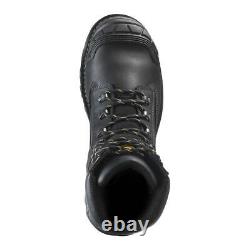 Chaussures Cat Excavateur Homme Bottes De Travail Imperméables 6'' - Noir Taille 9.5(m)
