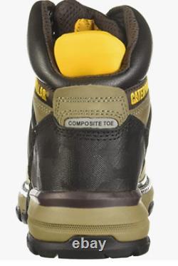Chaussures de travail Caterpillar mens EXCAVATOR 6 Superlite WP Nano Toe avec cordon élastique