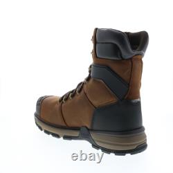 Chaussures de travail marron pour hommes Caterpillar Excavator 8 Superlite WP TX Carbon