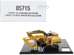 Chenille Caterpillar 225 & 323 Excavatrices de Nouvelle Génération 1/50 Par Diecast Masters 85715