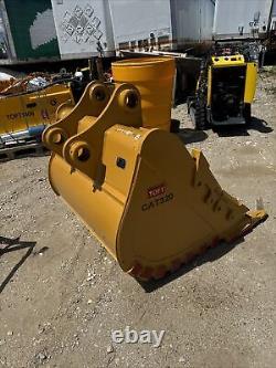 Godet d'excavatrice Cat 320 de 52 pouces Neuf 80 mm Broches Caterpillar HD Teran