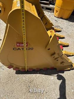 Godet d'excavatrice Cat 320 de 52 pouces Neuf 80 mm Broches Caterpillar HD Teran