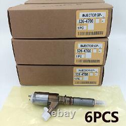 Injecteur de carburant diesel 6X 3264700 pour moteur Caterpillar C6 C6.4 Excavatrice CAT320D