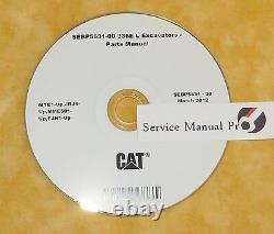 Manuel de pièces de la pelle CAT Caterpillar 336E L SEBP5631 sur CD. FJH JRJ