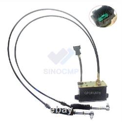 Moteur d'accélération 312C 320C CL 227-7672 309-5954 Compatible avec Excavatrice CAT avec 2 câbles