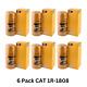 Pack De 6 Filtres Neuf Cat 1r-1808 As / Oem Caterpillar 1r1808