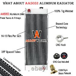 Radiateur en aluminium pour Caterpillar CAT 320D E320D E323D 323D L 324D 325D 320D 329